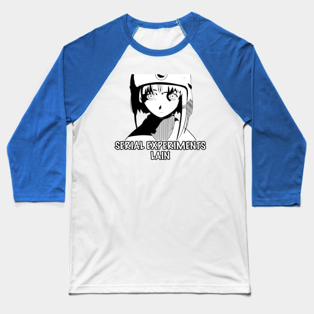 Serial Experiments Lain Baseball T-Shirt by gottyjArt